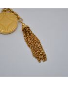 Porte-clés doré - 18,5 x 3 cm