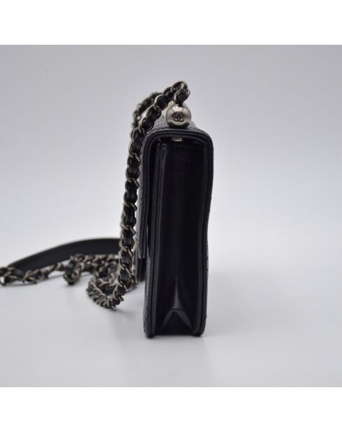 Sac de voyage My Precious Pearls Mini Flap Noir - 20 x 13 x 3 cm
