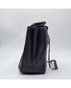 Sac à main Cabas CC Caviar Matelassé Bleu Marine - 34 x 25 x 13 cm