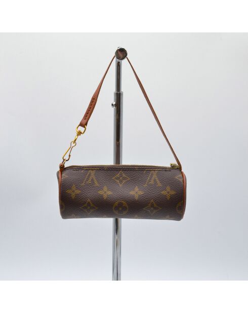 Pochette Papillon Monogram Vintage monogramme brun - 16 x 7 cm