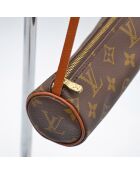 Pochette Papillon Monogram Vintage monogramme brun - 16 x 7 cm