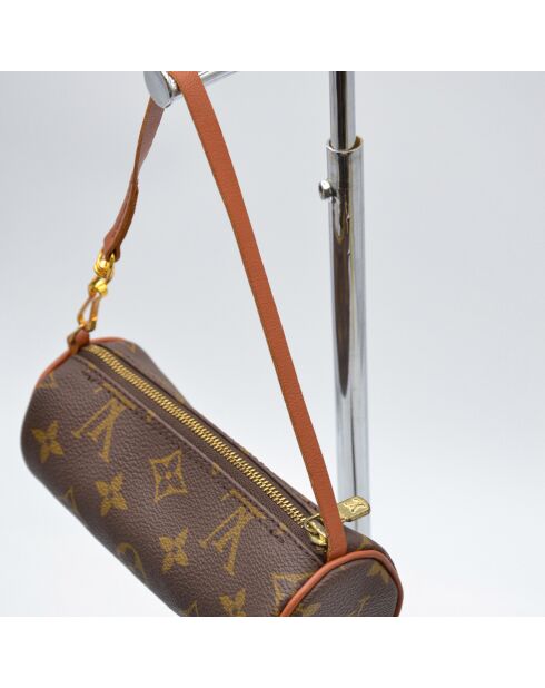 Pochette Papillon Monogram Vintage monogramme brun - 16 x 7 cm