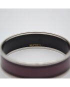 Bracelet jonc en émail vieux rose