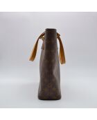 Cabas Luco marron monogramme - 41 x 30,5 x 10 cm