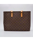Cabas Luco marron monogramme - 41 x 30,5 x 10 cm