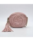 Sac bandoulière Soho Disco Mini rose irisé - 16,5 x 13 x 5 cm 
Chaîne · 110 cm