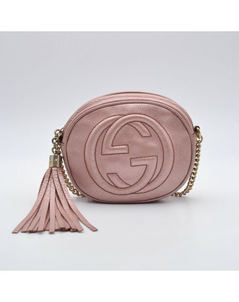 Sac bandoulière Soho Disco Mini rose irisé - 16,5 x 13 x 5 cm
Chaîne · 110 cm