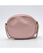 Sac bandoulière Soho Disco Mini rose irisé - 16,5 x 13 x 5 cm 
Chaîne · 110 cm