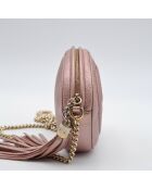Sac bandoulière Soho Disco Mini rose irisé - 16,5 x 13 x 5 cm 
Chaîne · 110 cm