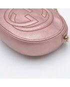 Sac bandoulière Soho Disco Mini rose irisé - 16,5 x 13 x 5 cm 
Chaîne · 110 cm