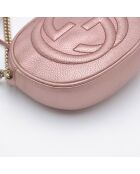 Sac bandoulière Soho Disco Mini rose irisé - 16,5 x 13 x 5 cm 
Chaîne · 110 cm