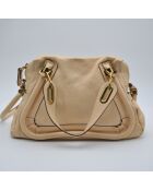 Sac à main Paraty Vanille Cuir Grainé beige clair - 36 x 25 x 8 cm