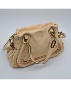 Sac à main Paraty Vanille Cuir Grainé beige clair - 36 x 25 x 8 cm