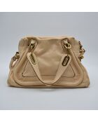 Sac à main Paraty Vanille Cuir Grainé beige clair - 36 x 25 x 8 cm