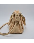 Sac à main Paraty Vanille Cuir Grainé beige clair - 36 x 25 x 8 cm