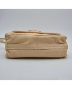Sac à main Paraty Vanille Cuir Grainé beige clair - 36 x 25 x 8 cm