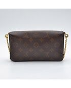 Sac bandoulière Pochette Félicie toile Monogram brun beige - 21 x 12 x 3 cm