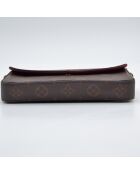 Sac bandoulière Pochette Félicie toile Monogram brun beige - 21 x 12 x 3 cm