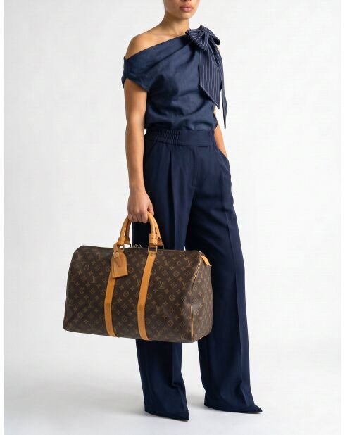 Sac de voyage Keepall 45 Monogram monogramme brun - RARR-0548 - 45 x 27 x 20 cm