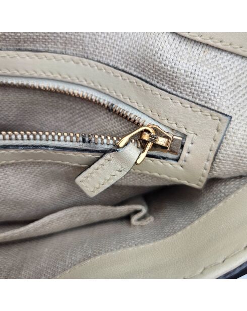 Sac à main Snaffle Bit Medium Blanc Cassé - 31 x 23 x 10 cm