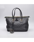 Sac à main shopping tote Guccissima noir - 38 x 27 x 13 cm