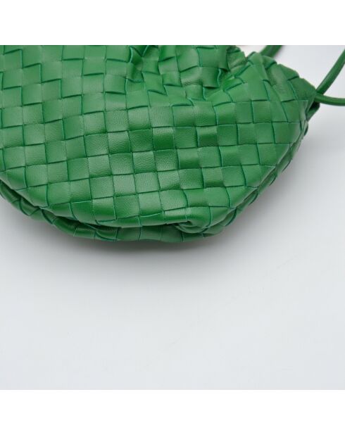 Sac Mini Bulb Nappa Racing Green vert - 20 x 15 x 3 cm