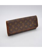 Pochette Twin GM Monogram monogramme brun - 25 x 12 x 3 cm