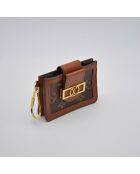Porte-clés Dauphine Dragonne Monogram monogramme marron