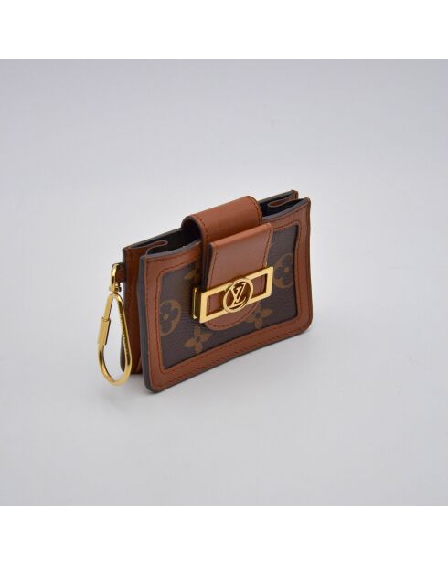 Porte-clés Dauphine Dragonne Monogram monogramme marron