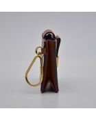 Porte-clés Dauphine Dragonne Monogram monogramme marron