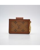 Porte-clés Dauphine Dragonne Monogram monogramme marron