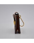 Porte-clés Dauphine Dragonne Monogram monogramme marron