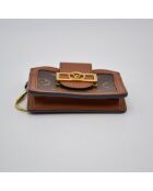 Porte-clés Dauphine Dragonne Monogram monogramme marron