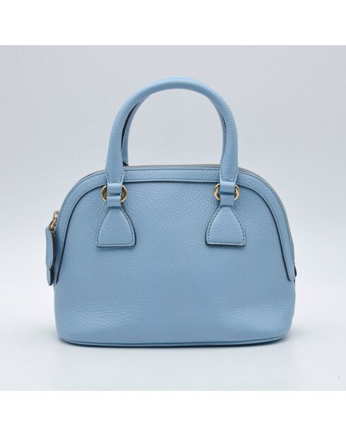 sac dôme Interlocking bleu ciel - 25 x 19 x 11 cm