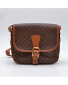 Sac bandoulière Vintage Macadam Besace Crossbody brun - 20 x 17 x 8 cm