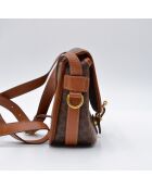 Sac bandoulière Vintage Macadam Besace Crossbody brun - 20 x 17 x 8 cm
