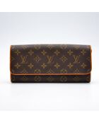 Sac bandoulière Pochette Twin GM Monogram monogramme brun - 25 x 12 x 3 cm