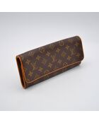 Sac bandoulière Pochette Twin GM Monogram monogramme brun - 25 x 12 x 3 cm