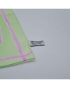 Foulard Coton Vert Pastel - 58 x 58 cm
