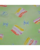 Foulard Coton Vert Pastel - 58 x 58 cm
