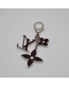 Porte-clés Bijou de Sac Fleur d'Épi marron foncé - 14 x 5,6 cm
