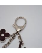 Porte-clés Bijou de Sac Fleur d'Épi marron foncé - 14 x 5,6 cm