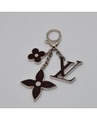 Porte-clés Bijou de Sac Fleur d'Épi marron foncé - 14 x 5,6 cm