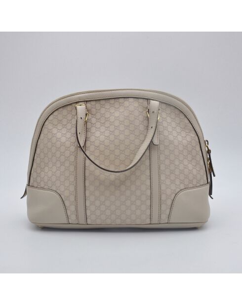 Sac bandoulière Dôme Micro Guccissima blanc crème - 30 x 24 x 12 cm