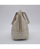 Sac bandoulière Dôme Micro Guccissima blanc crème - 30 x 24 x 12 cm