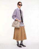 Sac bandoulière Dôme Micro Guccissima blanc crème - 30 x 24 x 12 cm