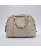 Sac bandoulière Dôme Micro Guccissima blanc crème - 30 x 24 x 12 cm