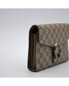 Sac bandoulière Dionysus Portefeuille à chaîne GG Supreme beige - 20 x 14.5 x 3 cm