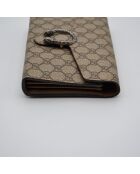 Sac bandoulière Dionysus Portefeuille à chaîne GG Supreme beige - 20 x 14.5 x 3 cm