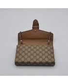 Sac bandoulière Dionysus Portefeuille à chaîne GG Supreme beige - 20 x 14.5 x 3 cm